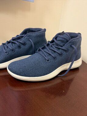 Allbirds wool Runner-up Mizzle Men's Size 13 - Hazy Indigo / Natural White